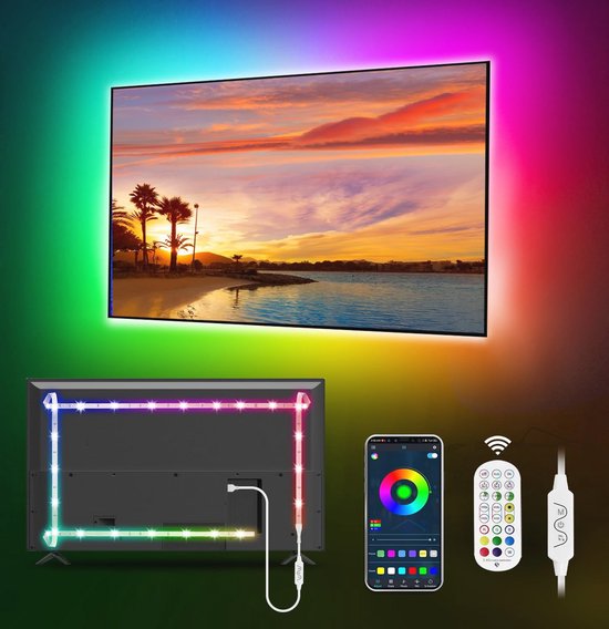 Cefrank Verknüpfbare RGB LED Lichtleisten für Küchenschränke | 4×30cm