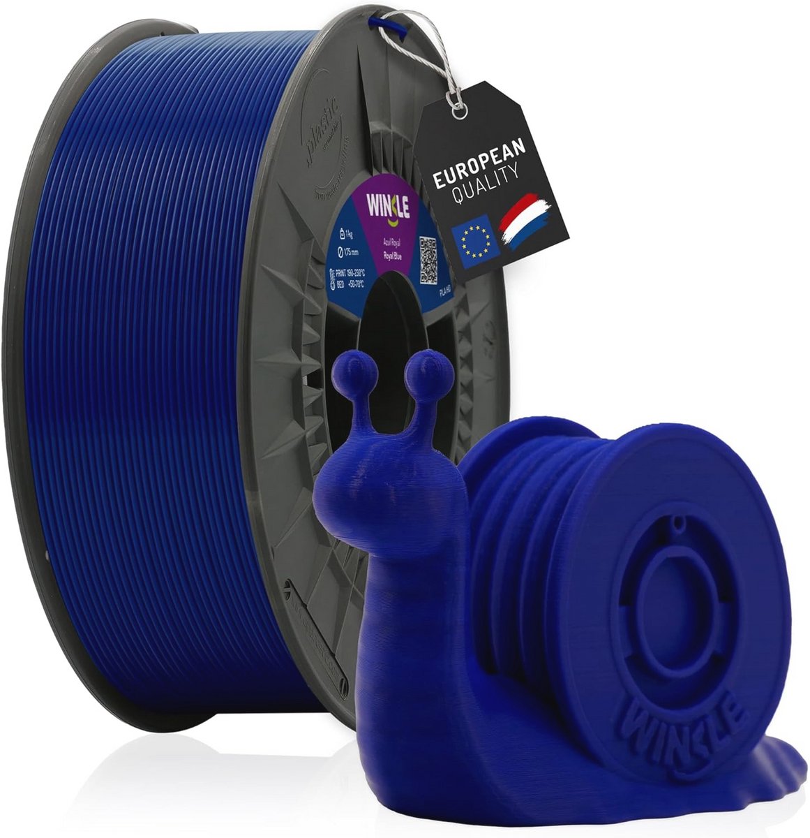 HD PLA 3D Printer Filament 1.75mm - Koningsblauw, Milieuvriendelijk en Nauwkeurig