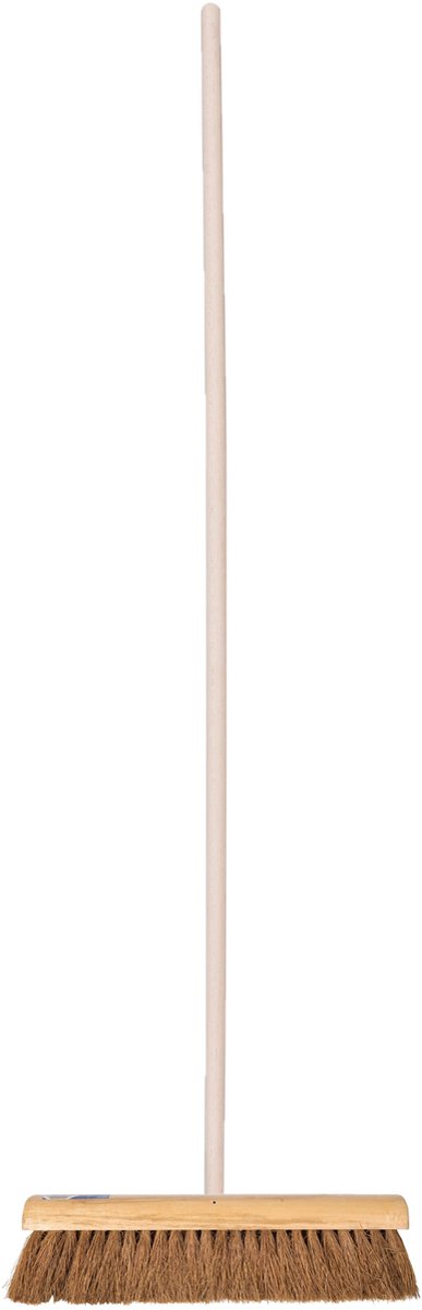 Talen Tools Bezem met zachte vezels - FSC hout - kokos haren - B40 cm - Steel hout 140 cm - binnen van Talen Tools — afbeelding 3