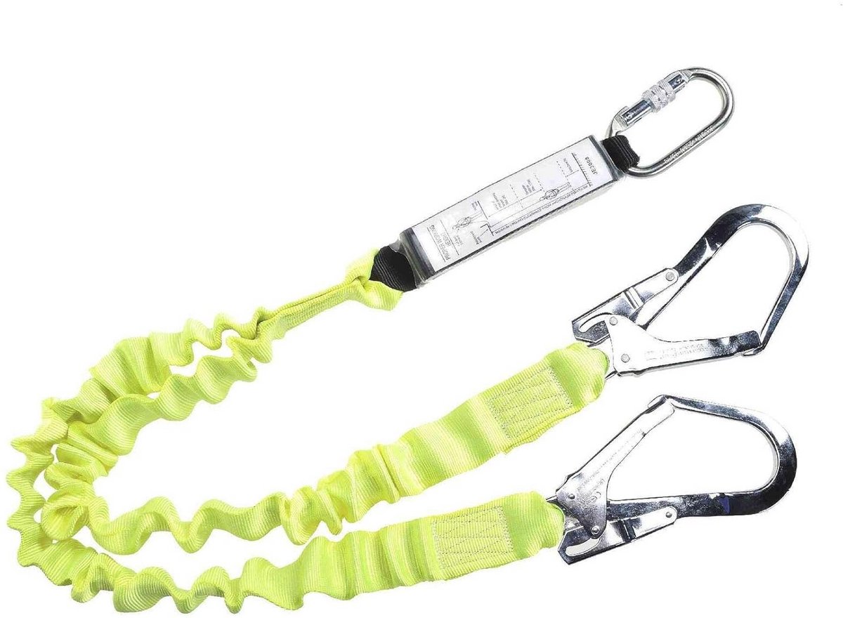 Elastische Dubbele Vallijn met Schokabsorptie - Geel - FP52YER