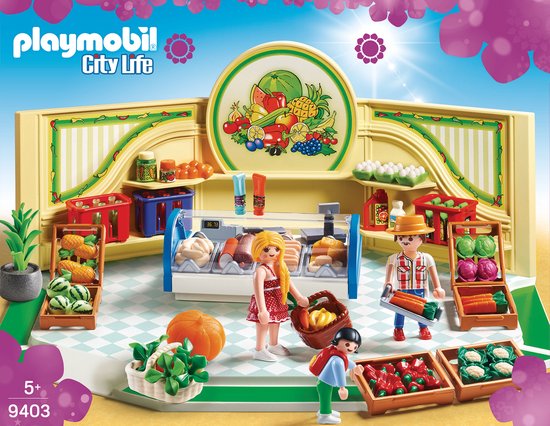 プレイモービル】9403「シティライフ・食料品店」Grocery Shop