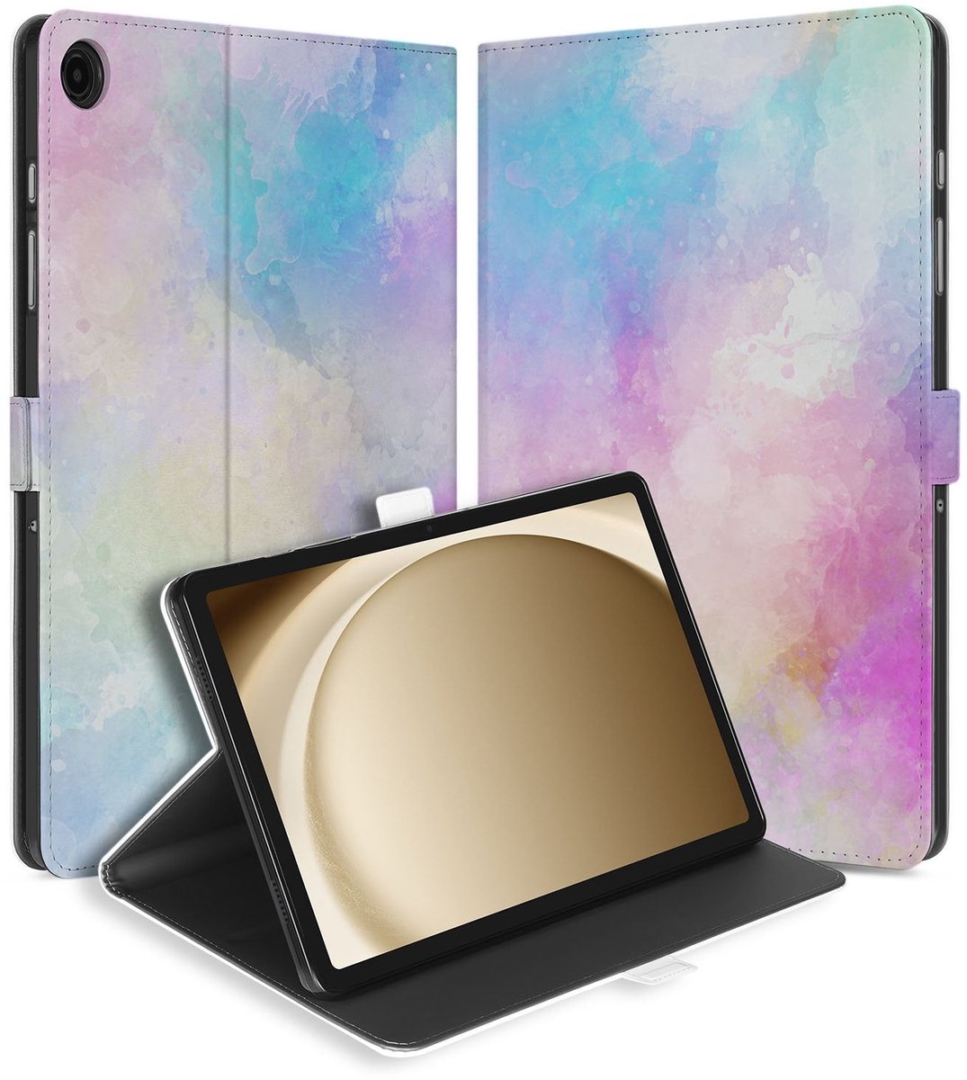 Book Case Hoesje met Standaard Watercolor Light Samsung Galaxy Tab A11 Plus