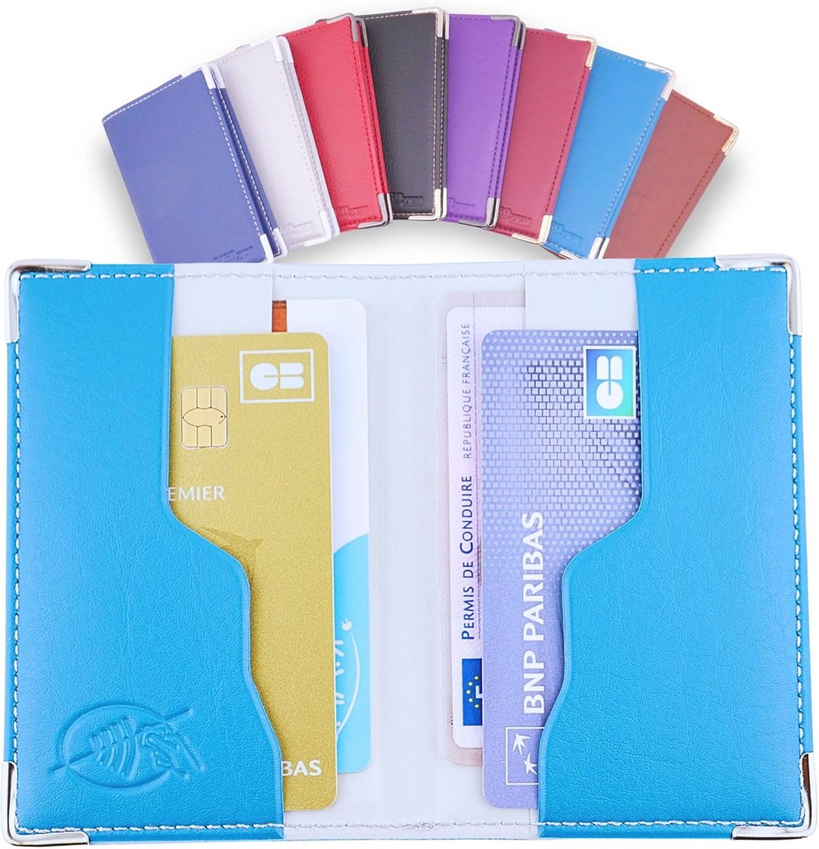 RFID Kaarthouder Leer voor Heren en Dames - Antidiefstal Etui voor 4 Kaarten