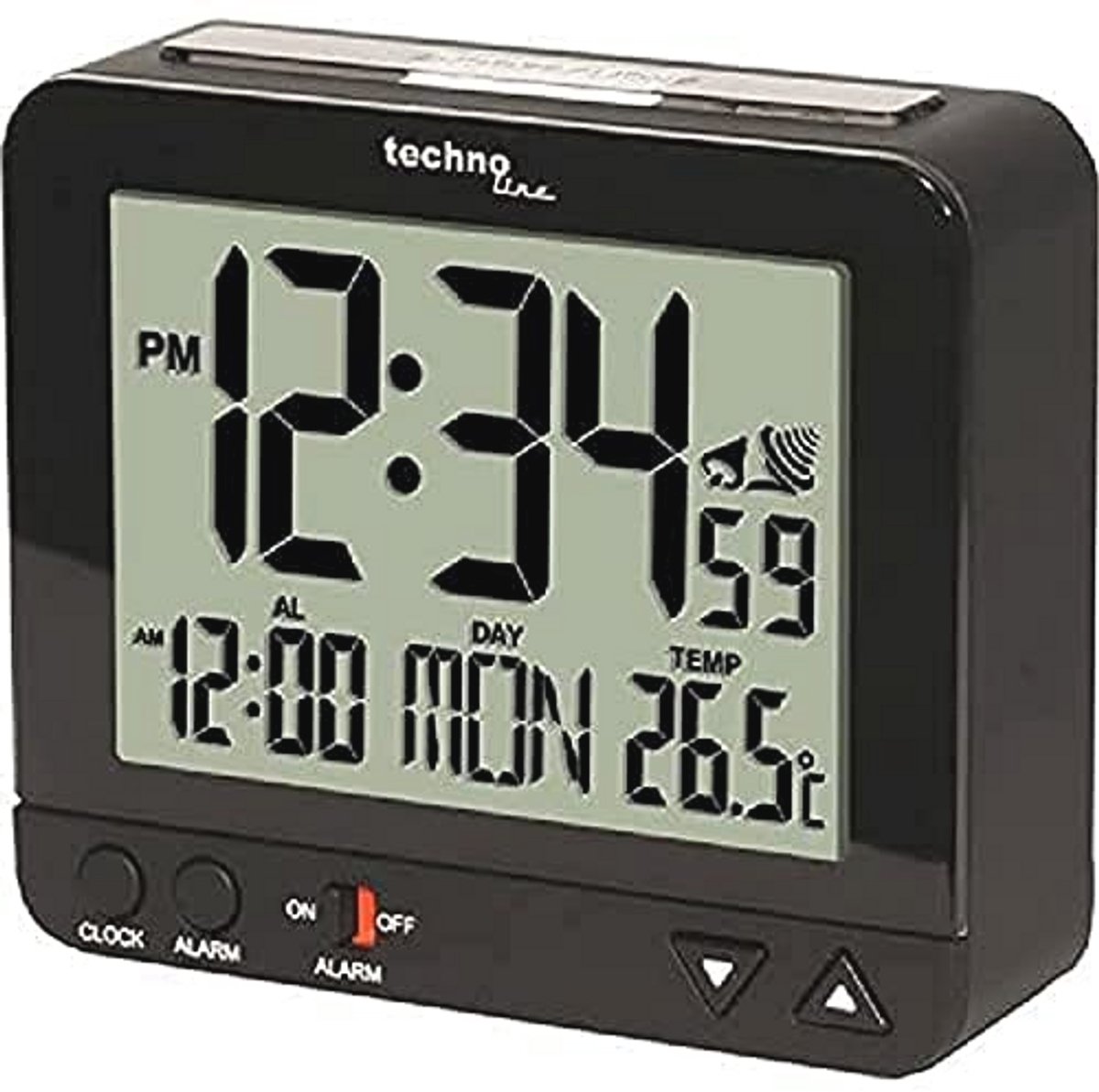Digitale Wekkerradio met Binnentemperatuur en Nachtlicht - Modern en Gebruiksvriendelijk