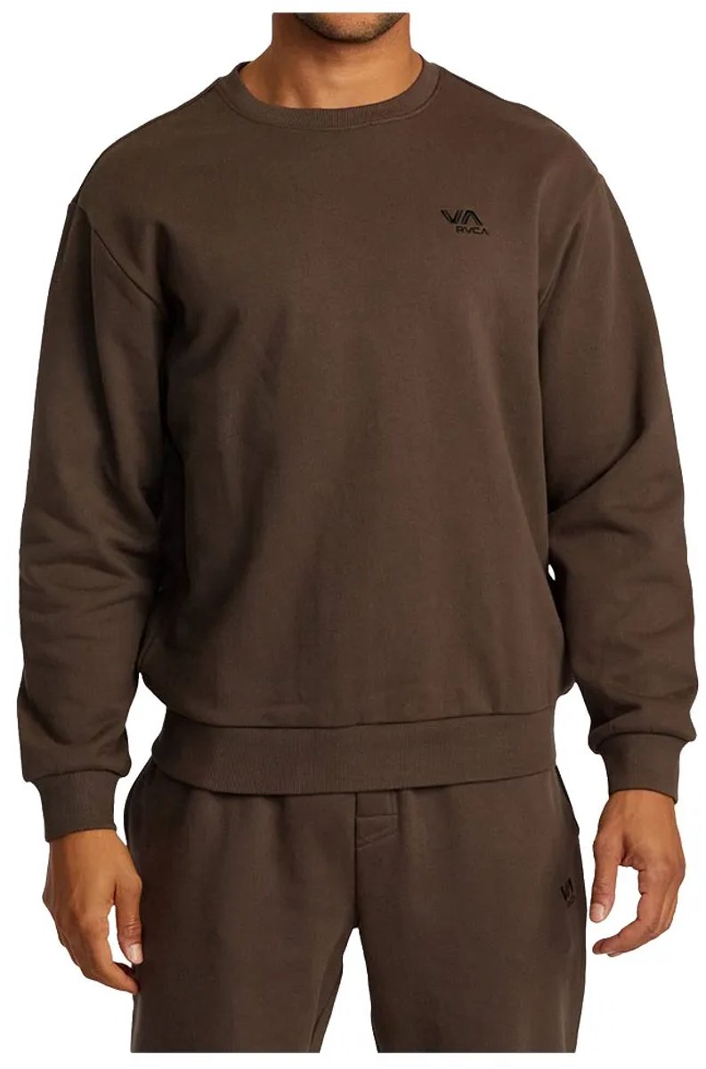 Rvca Avyft00331 Sweatshirt Bruin M Man