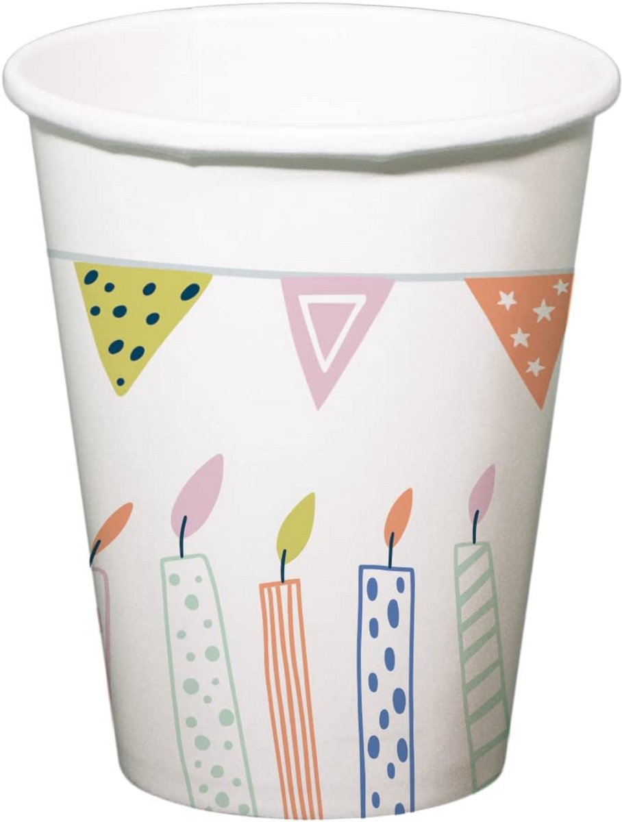 Eco Feestbekers 250 ml - 10 Stuks