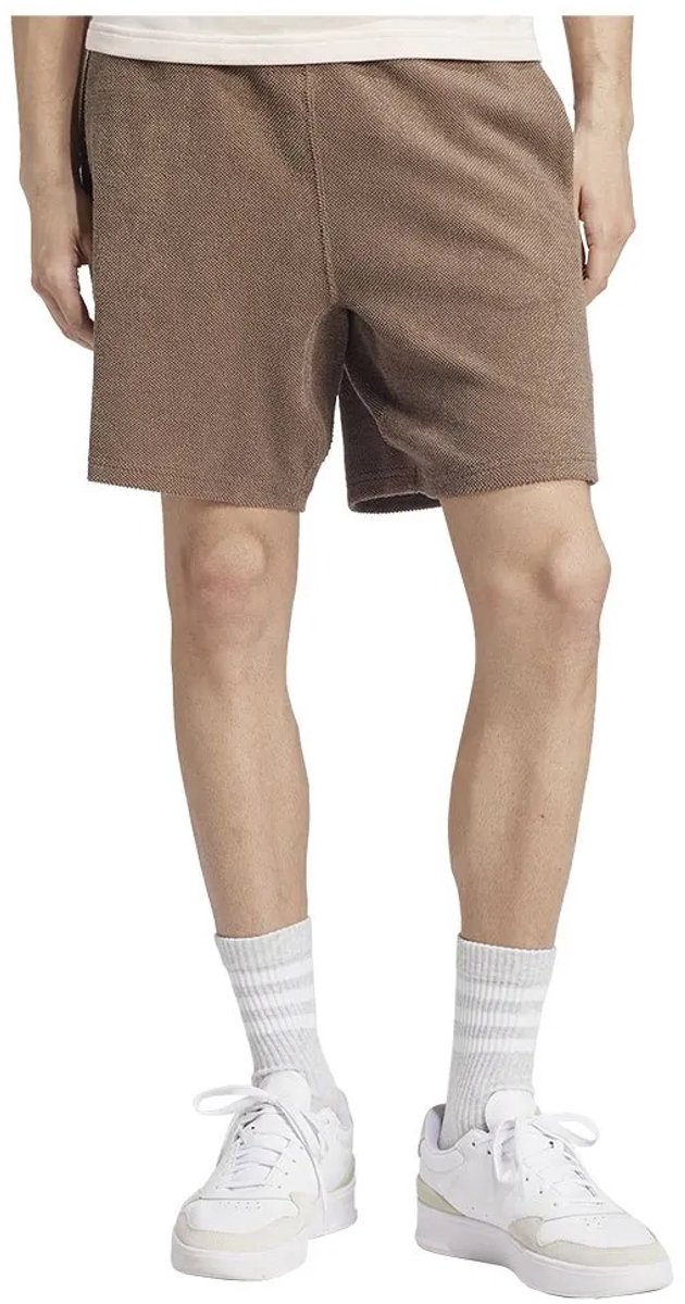 Adidas Elevated All Szn Terry Loop Korte Broek L Regular Man Earth Strata