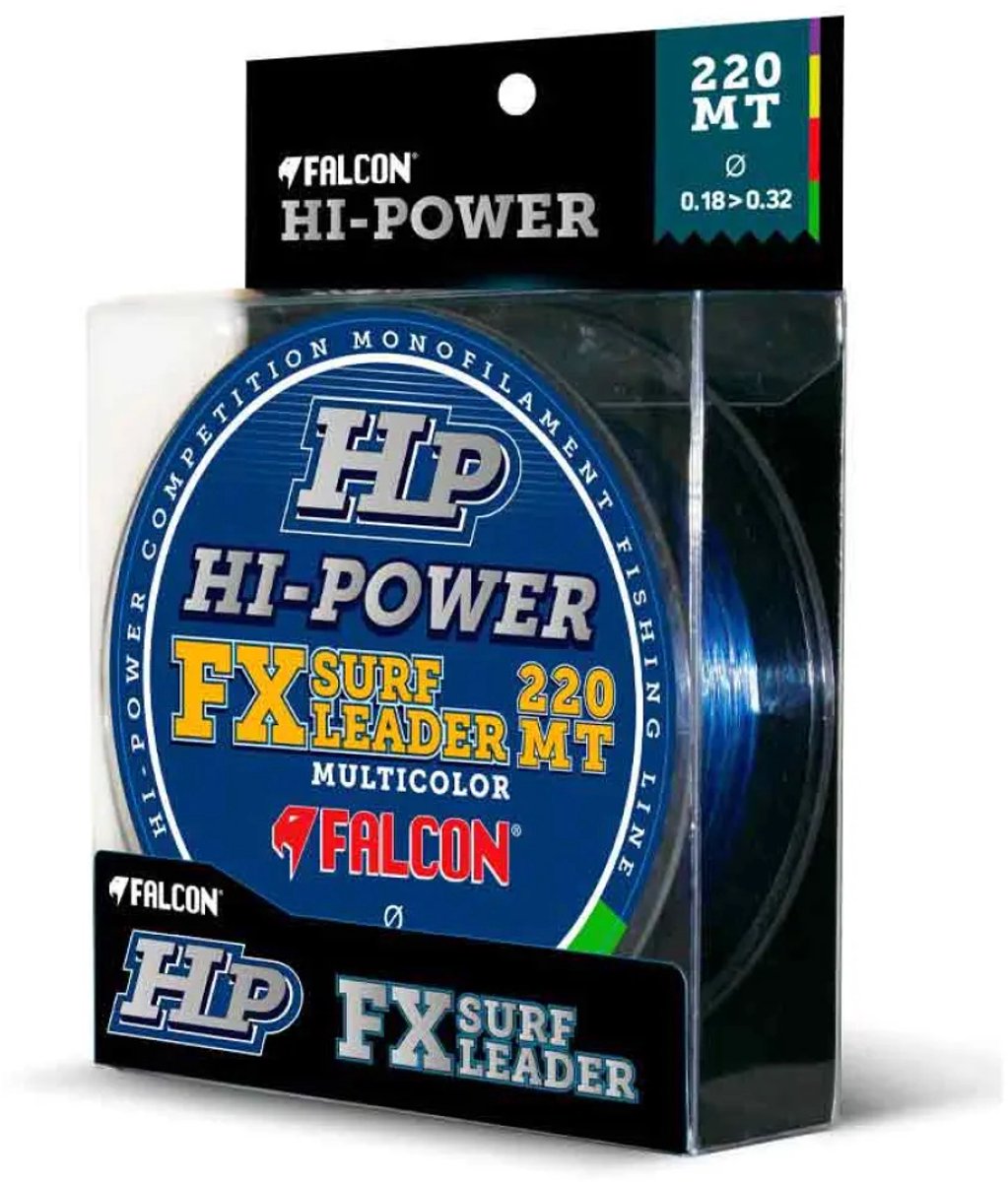 Falcon Hi Power Fx Surfcasting Monofilament 220 M Transparant 0.140-0.400 mm
