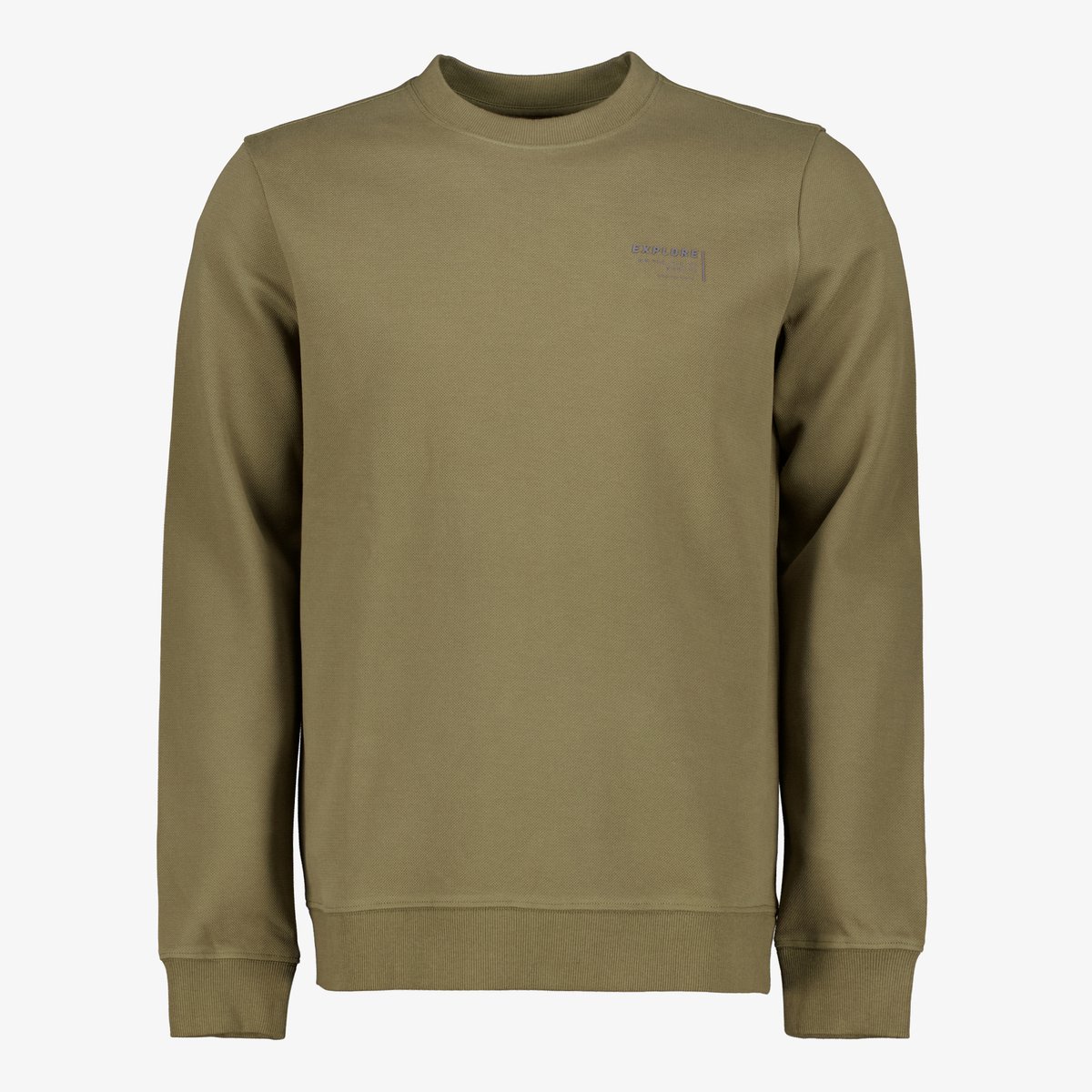 Unsigned heren sweater groen - Maat S