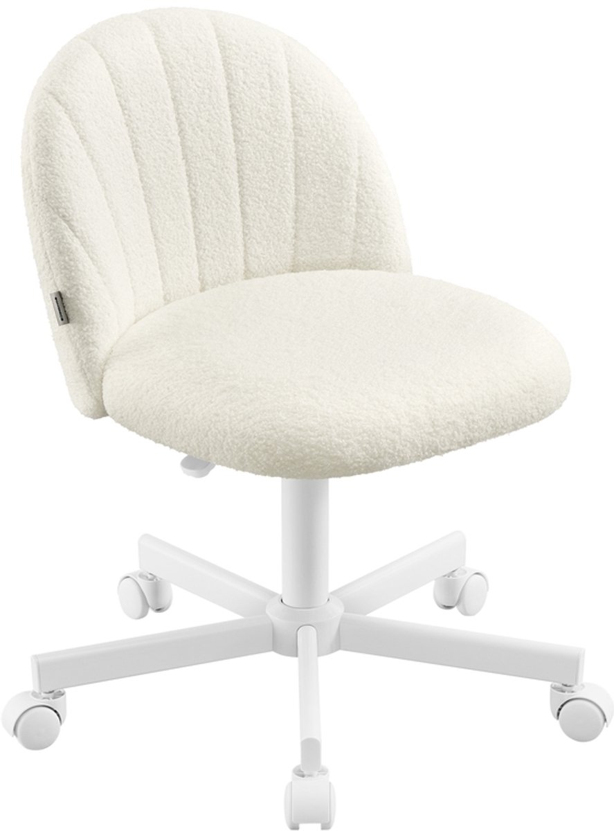 Fauteuil – Fleece stof – Gestoffeerd – Crèmewit