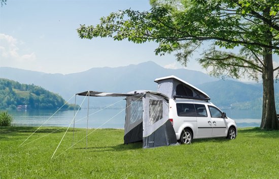 Brunner Pilote Caddy 5 - Achterklep Tent Volkswagen Caddy 2020> - Tailgate Tent - 140 x 190 x H170/200 - Oxford Polyester — afbeelding 2
