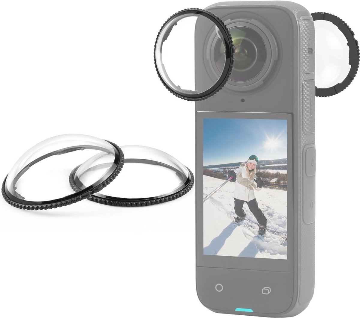 Roterende Premium Lens Guard voor Action Camera