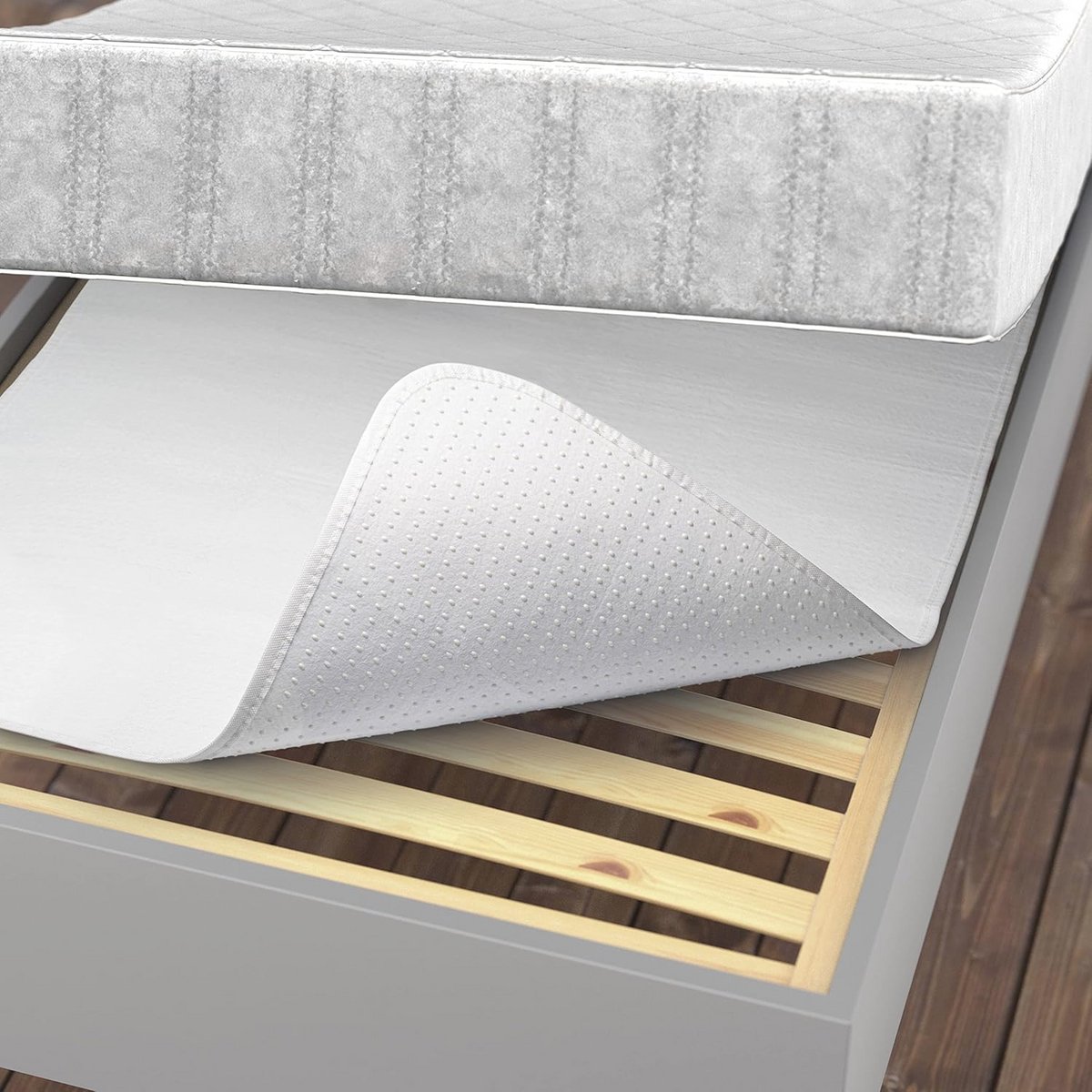 Matrasonderlegger 80 x 200 cm, Antislip Matrasbeschermer voor Boxspringbed