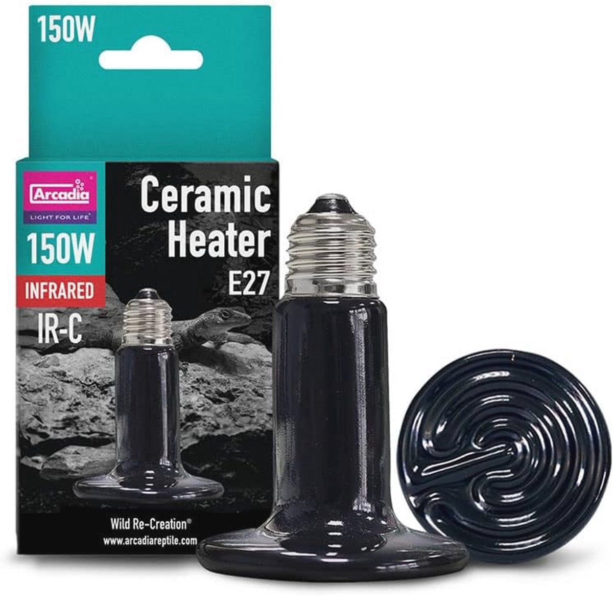 Warmtelamp 150W voor Reptielen - Keramische Infraroodlamp