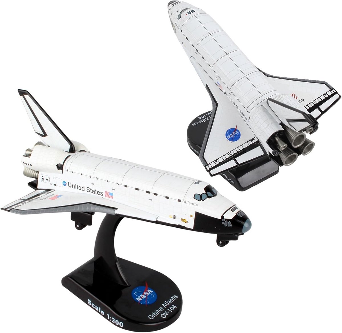Model Ruimteschip Atlantis - Gedetailleerd Space Shuttle Speelgoed Vliegtuig