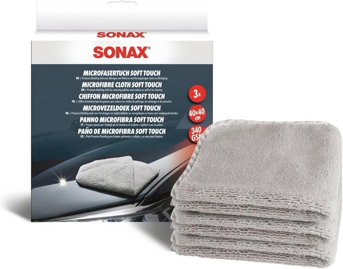 Microfiber Doeken Set van 3 voor Streeploos Poetsen en Schoonmaken van Textiel