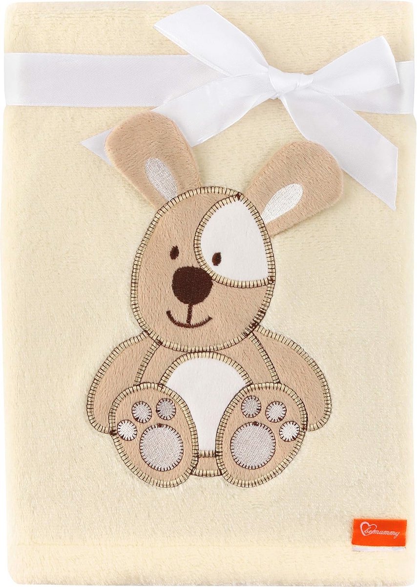 Warme kinderdeken met 3D-applicatie - Knuffel Cadeau voor Kinderen