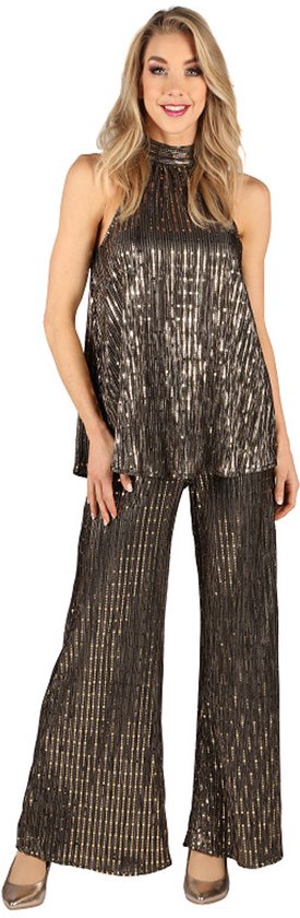 Disco Queen - Disco Kostuum - Jaren 80 & 90 - Dames - Volwassenen - Maat S