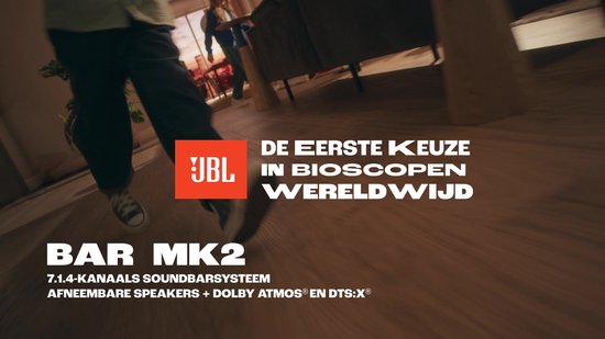 JBL Bar 1000MK2 - 7.1.4 Dolby Atmos Soundbar - Draadloze Subwoofer & Afneembare Surround Speakers - Premium Home Cinema Systeem - DTS:X - HDMI eARC - WiFi, AirPlay & Chromecast - Zwart