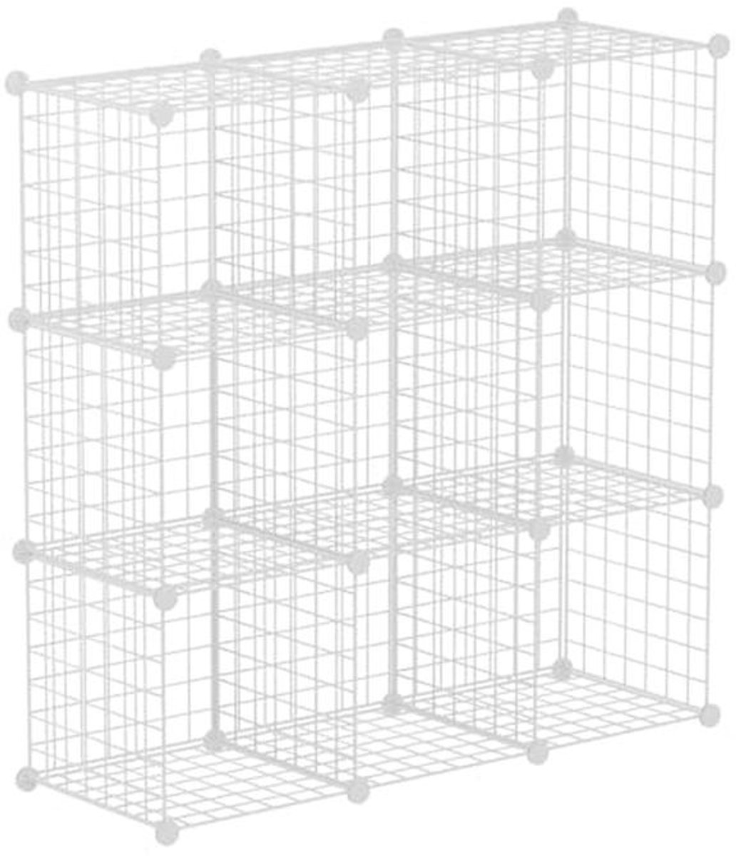 Wire Cube Storage Organizer - Multifunctioneel voor Boeken, Speelgoed, Craft en Planten