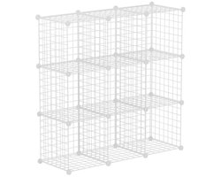 Wire Cube Storage Organizer - Multifunctioneel voor Boeken, Speelgoed, Craft en Planten