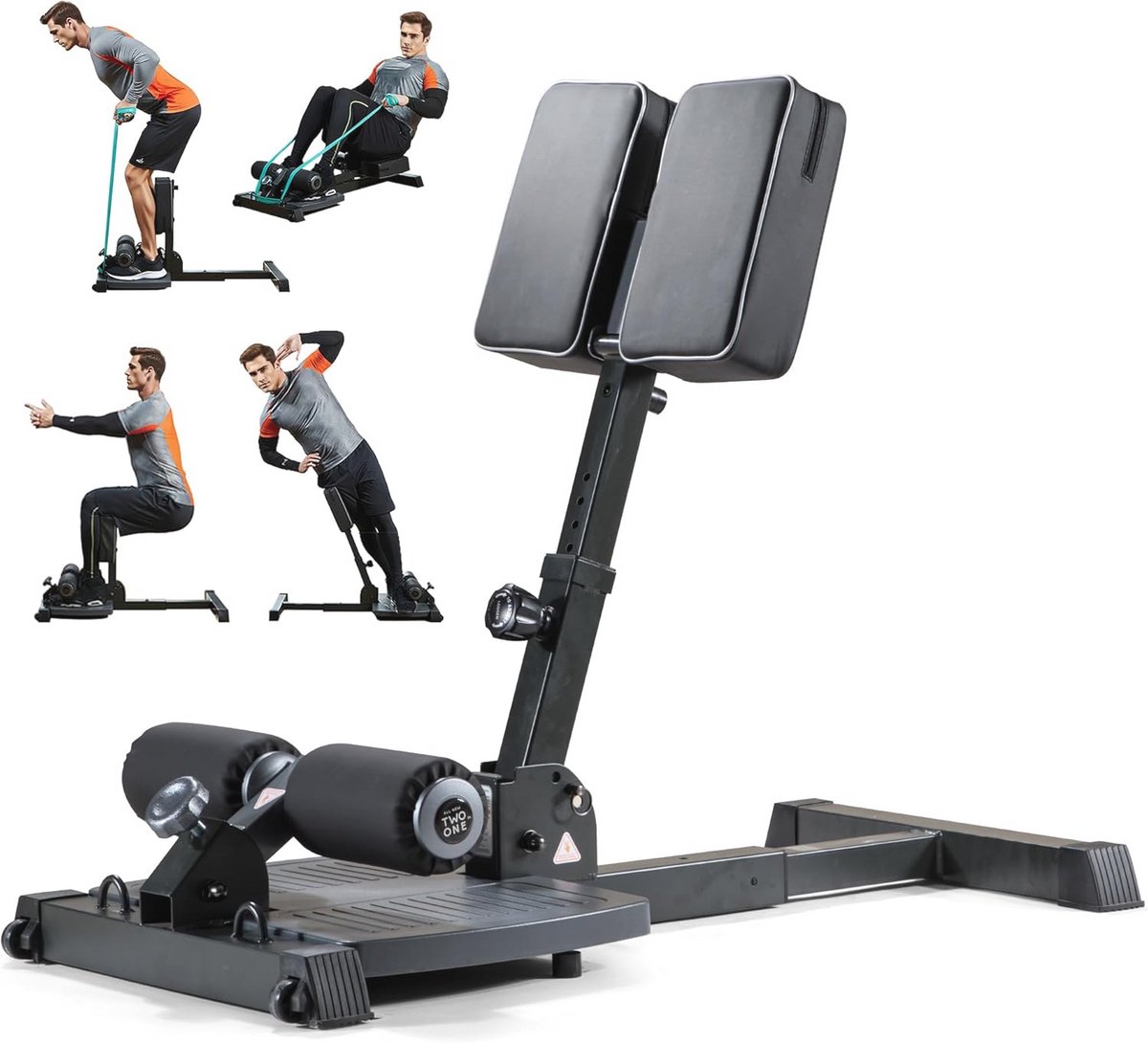 Multifunctionele Diepe Sissy Squat Bank voor Thuis Gym - Krachttraining Oefenmachine