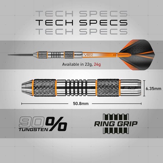 Professionele Steeltip Dartpijlen Set van 23, 25 of 27g met Flights en Dart Schachten — afbeelding 5