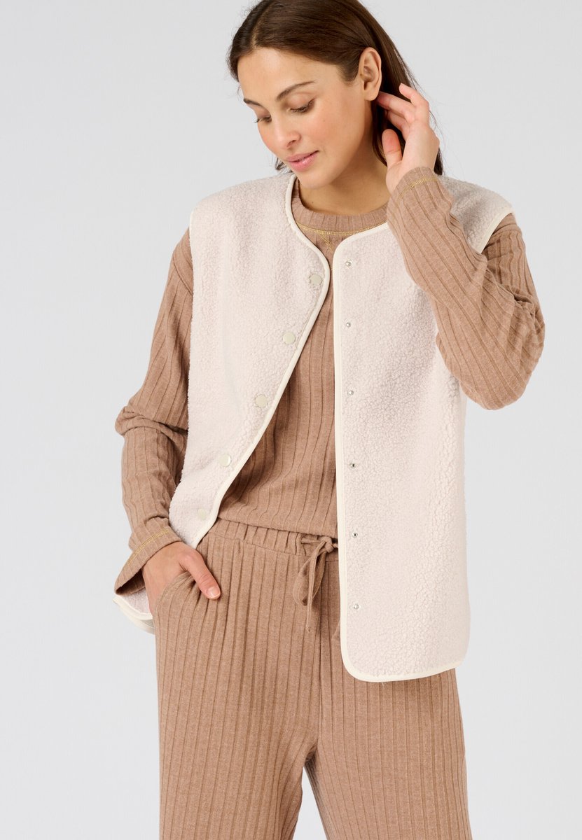 Damart - Thermolactyl mouwloos jack - Dames - Wit - 54-56 (XXL)