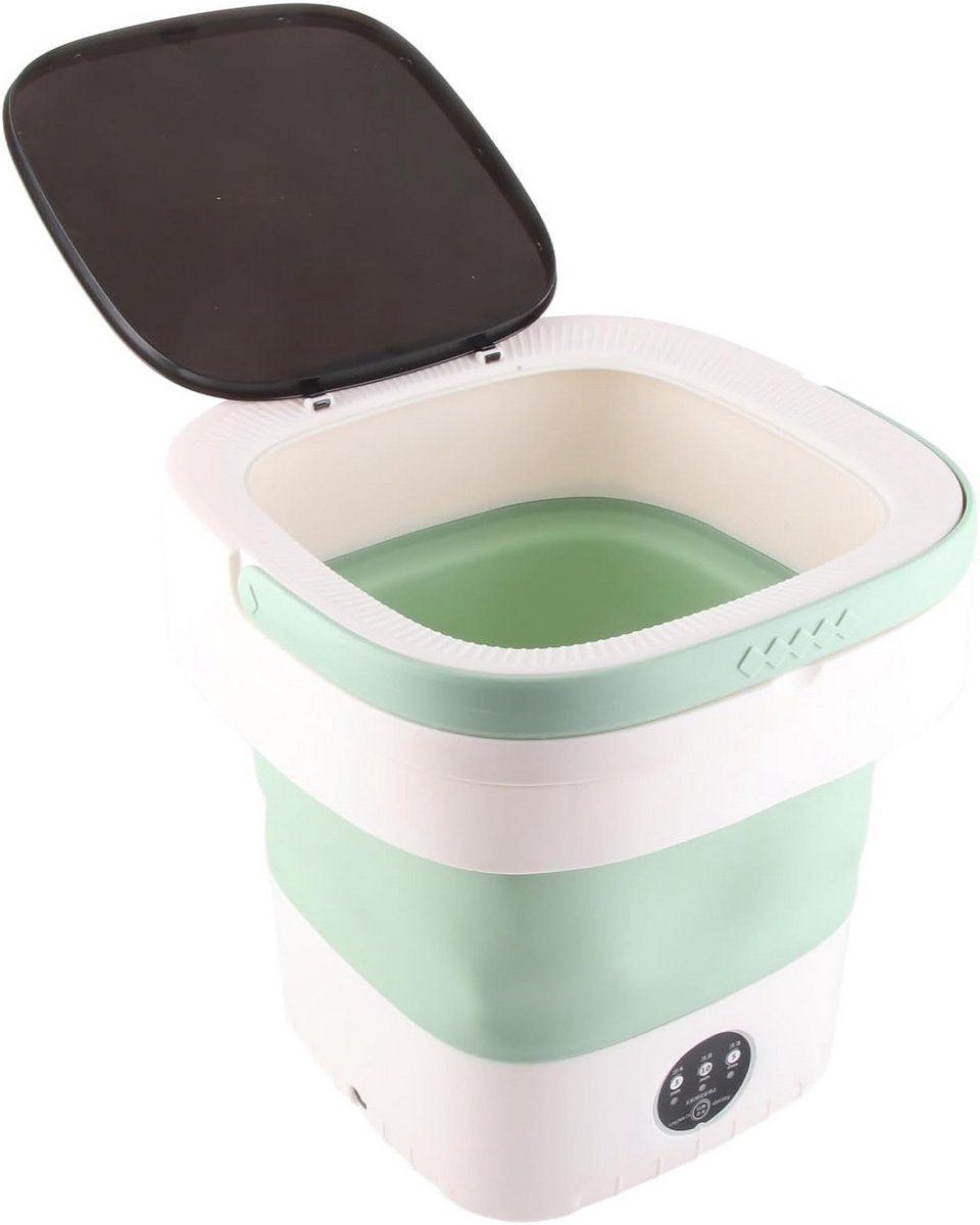 Opvouwbare Mini Wasmachine met Centrifugefunctie voor Kleine Ruimtes | Incl. EU-stekker