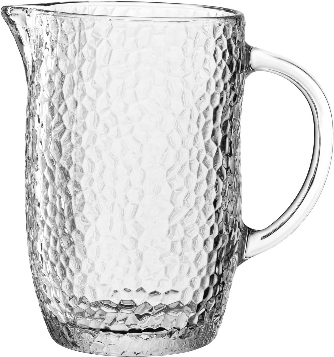 MATERA Glazen Kan - 18,5 cm - Transparant - Vaatwasmachinebestendig