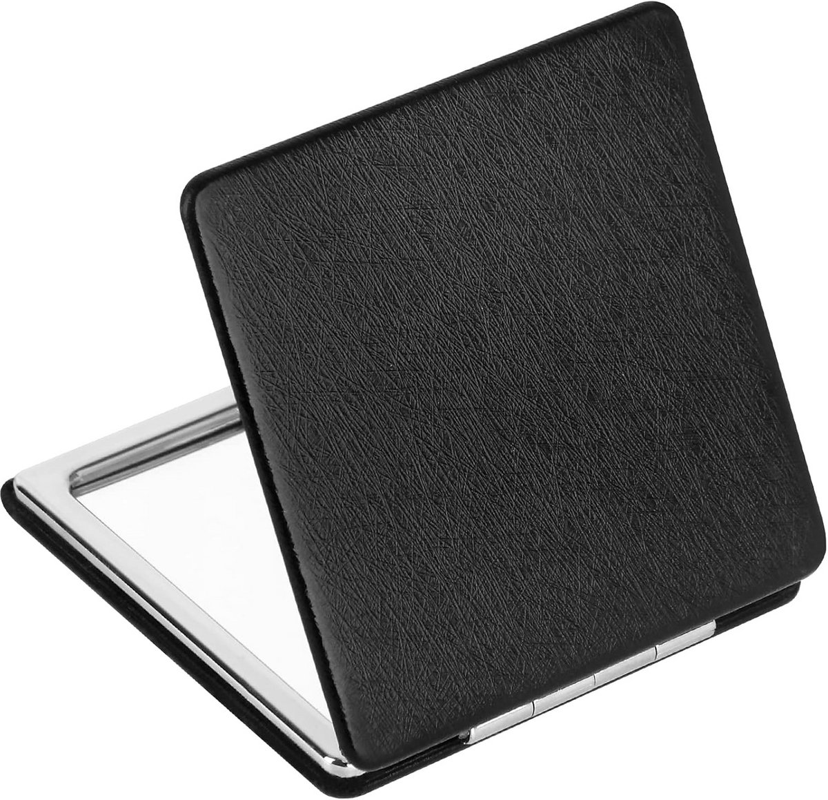 Compacte Dubbelzijdige Make-up Spiegel - Zakformaat Reisspiegel met 1x en 2x Vergroting