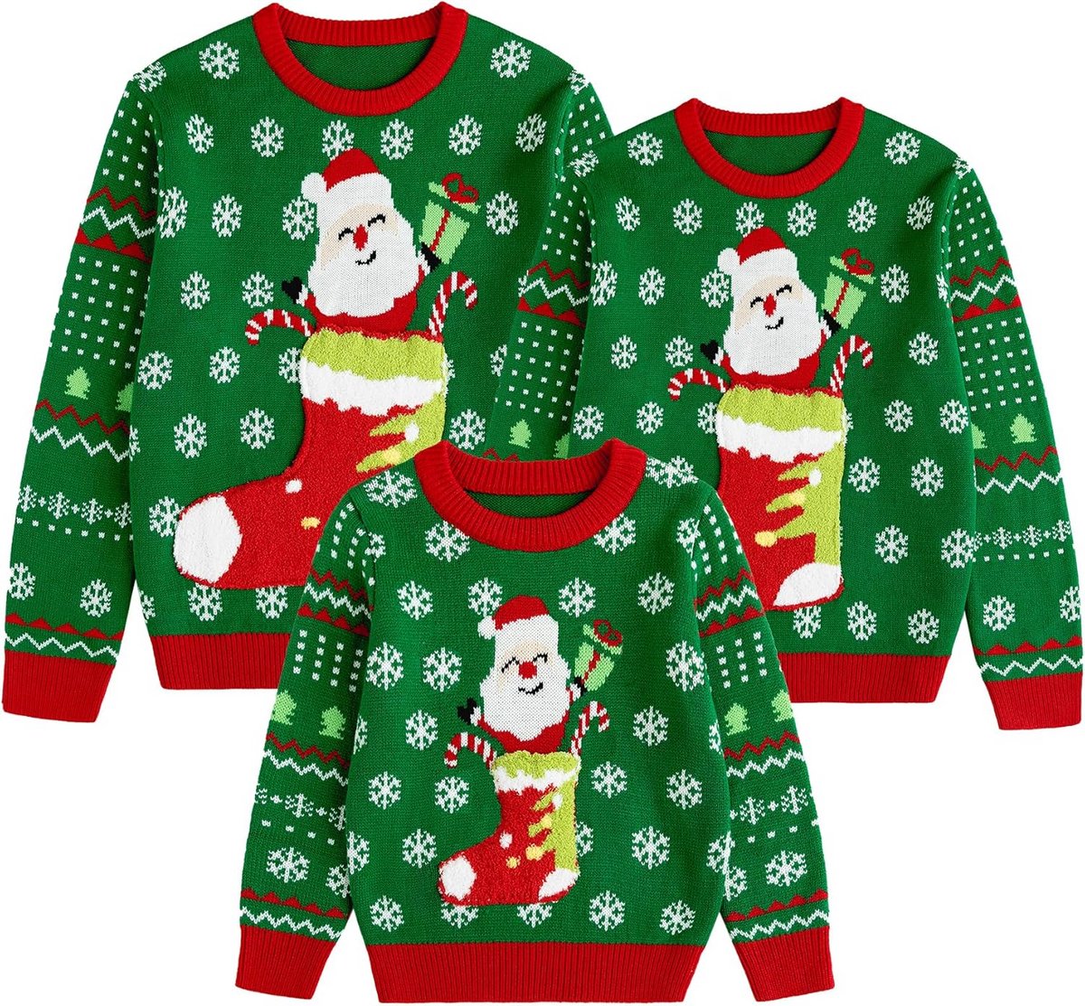 Kersttrui Kinderen met Print - Leuke en Warme Sweater voor Jongens en Meisjes