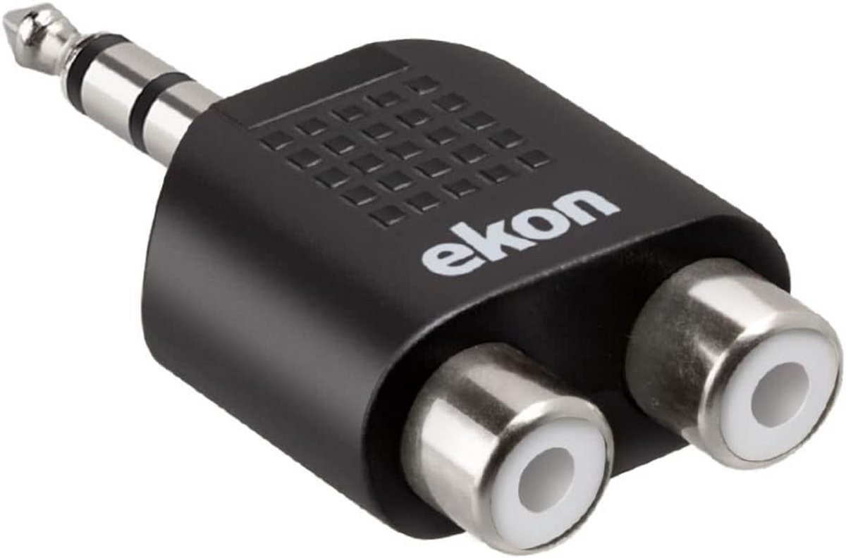 3.5mm Jack naar 2 RCA Stereo Audio Splitter Kabel voor Versterker, Mixer en Hifi