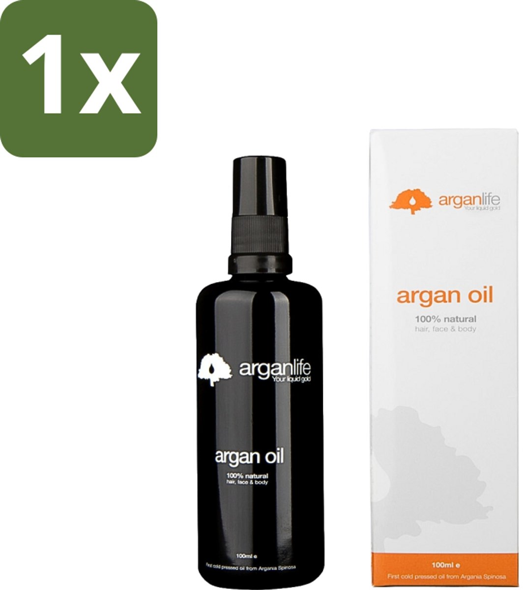 1 x Arganlife - Arganolie - Leave-In Conditioner - Hydrateert & Verzorgt - 100 ml - Arganolie - Haarvoeding - Leave-in Conditioner - Haarherstel - Haarverzorging