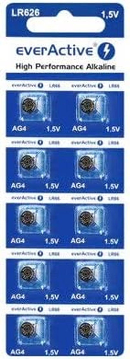 30 Stuks Knoopcelbatterijen 1,5V - Vergelijkbaar met AG4, LR66, GP77a, 377