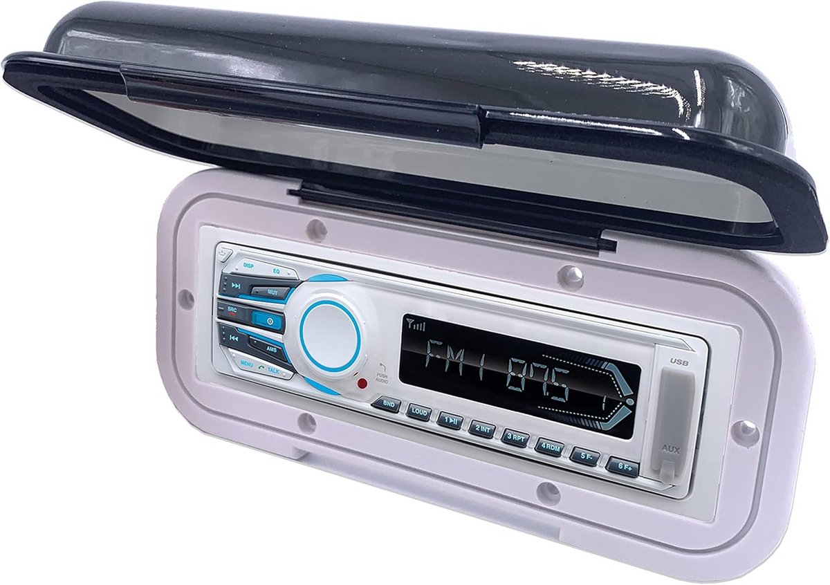 Waterdicht Radio Inbouwframe 1DIN voor Boot en Buitenplaatsen - UV-Bestendig