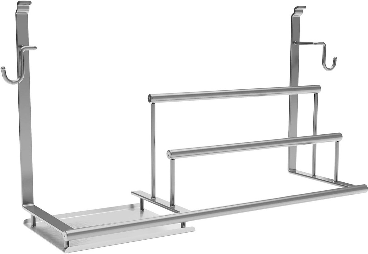 Inzetbaar Bestekbak voor Vaatwasser - RVS Look - 501x150mm - Ophangsysteem
