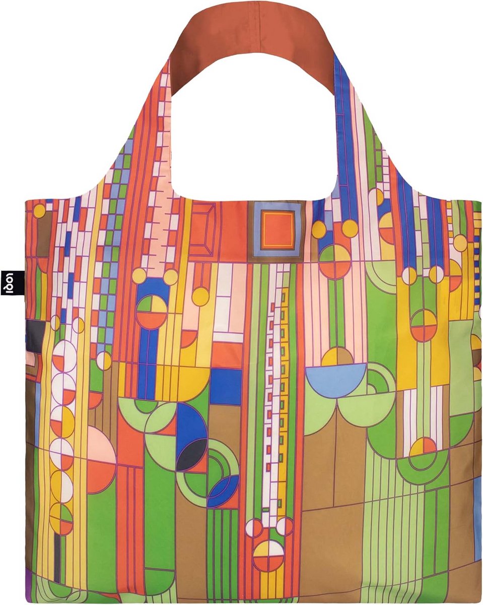 Herbruikbare Boodschappentas met Art Deco Print - Waterdicht en Wasbaar