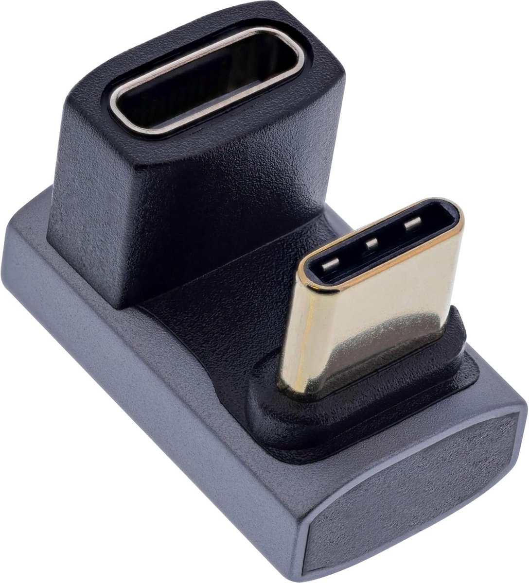 USB4 Adapter 180 Graden USB-C Stekker naar Bus 40Gb/s 240W PD 8K 60Hz