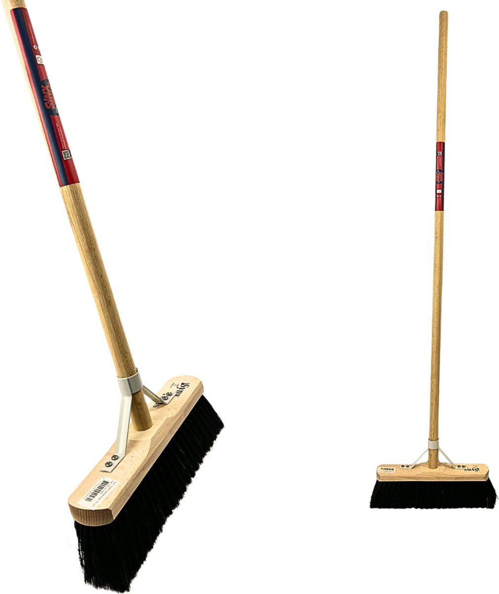 Synx Tools bezem Binnenbezem Paardenhaar 29cm - Zachte Bezems - Bezem - Bezems - Kamerveger - Zaalveger / Zachte Besem - Incl. Steel 120cm - Binnen Bezem - Veger