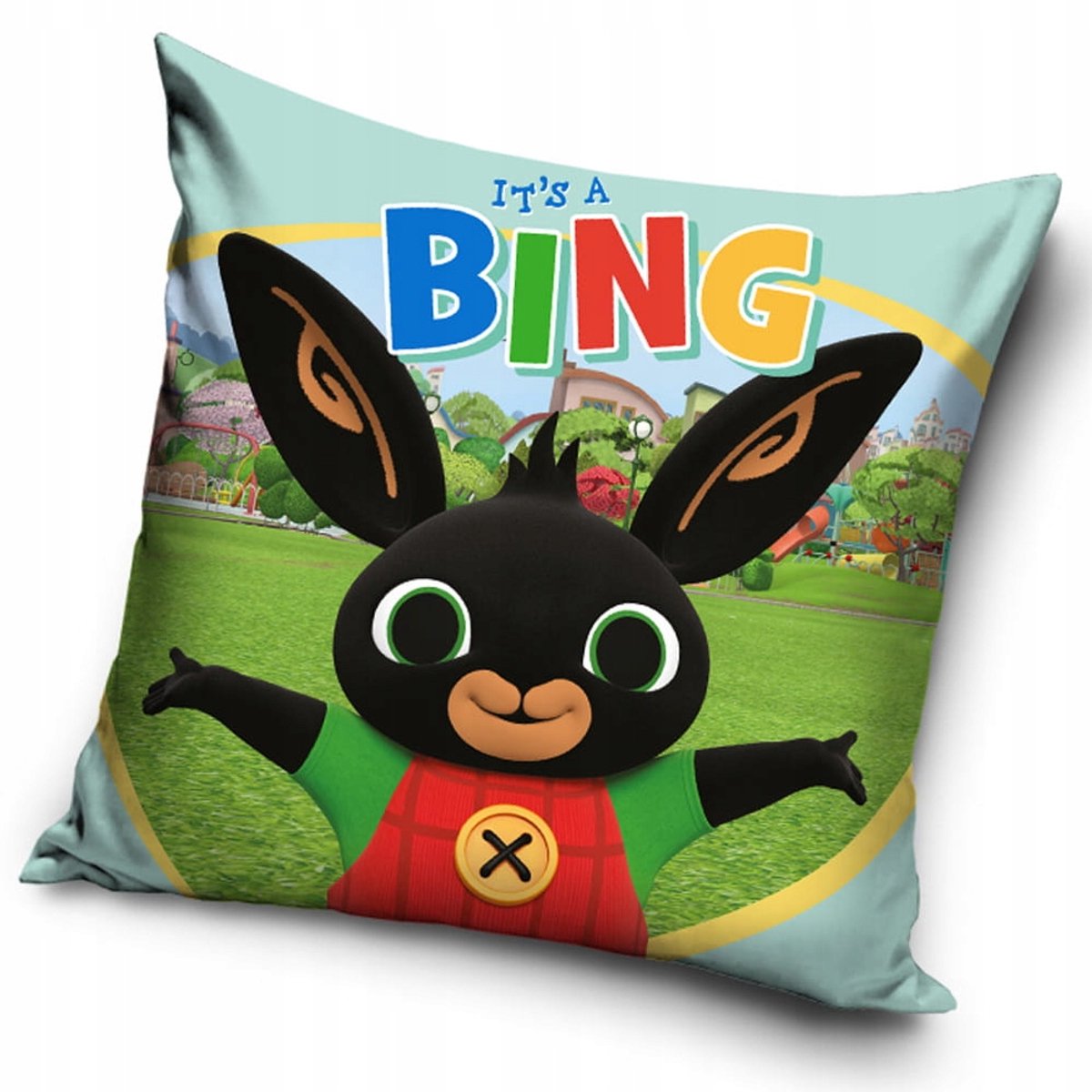 Bing Knuffel Kussenhoes 40x40 cm - Zacht Velvet & Levendige Kleuren