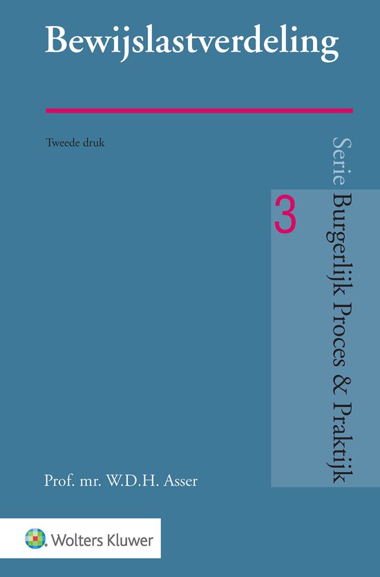 Bewijslastverdeling - cover