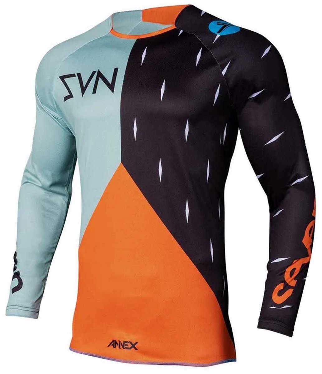 Seven Annex Bortz Langarm Enduro Trui Veelkleurig M Man