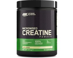 Optimum Nutrition Micronized Creatine Powder - Creatine Poeder - Creatine Monohydraat - 1 Pot - 317 gram (88 doseringen)