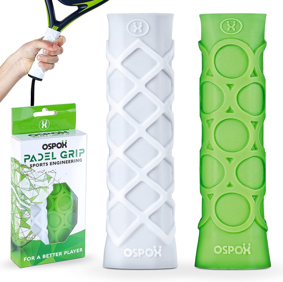 Grip Padel Set - Professionele Complete Set met Anti-Vibratiebescherming en Orthopedische Fitnessaccessoires