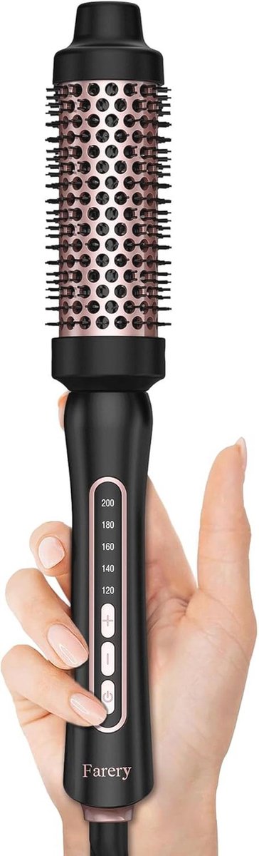 Thermal Brush 38mm met 5 Temperatuurinstellingen - Hitteborstel voor Volume en Losse Krullen