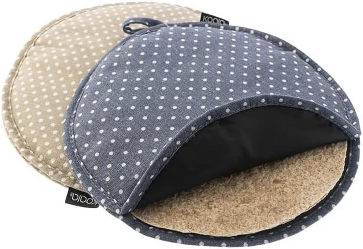 Tortilla-warmer voor magnetron - Hittebestendig, Warmte-isolerend in Blauw Design