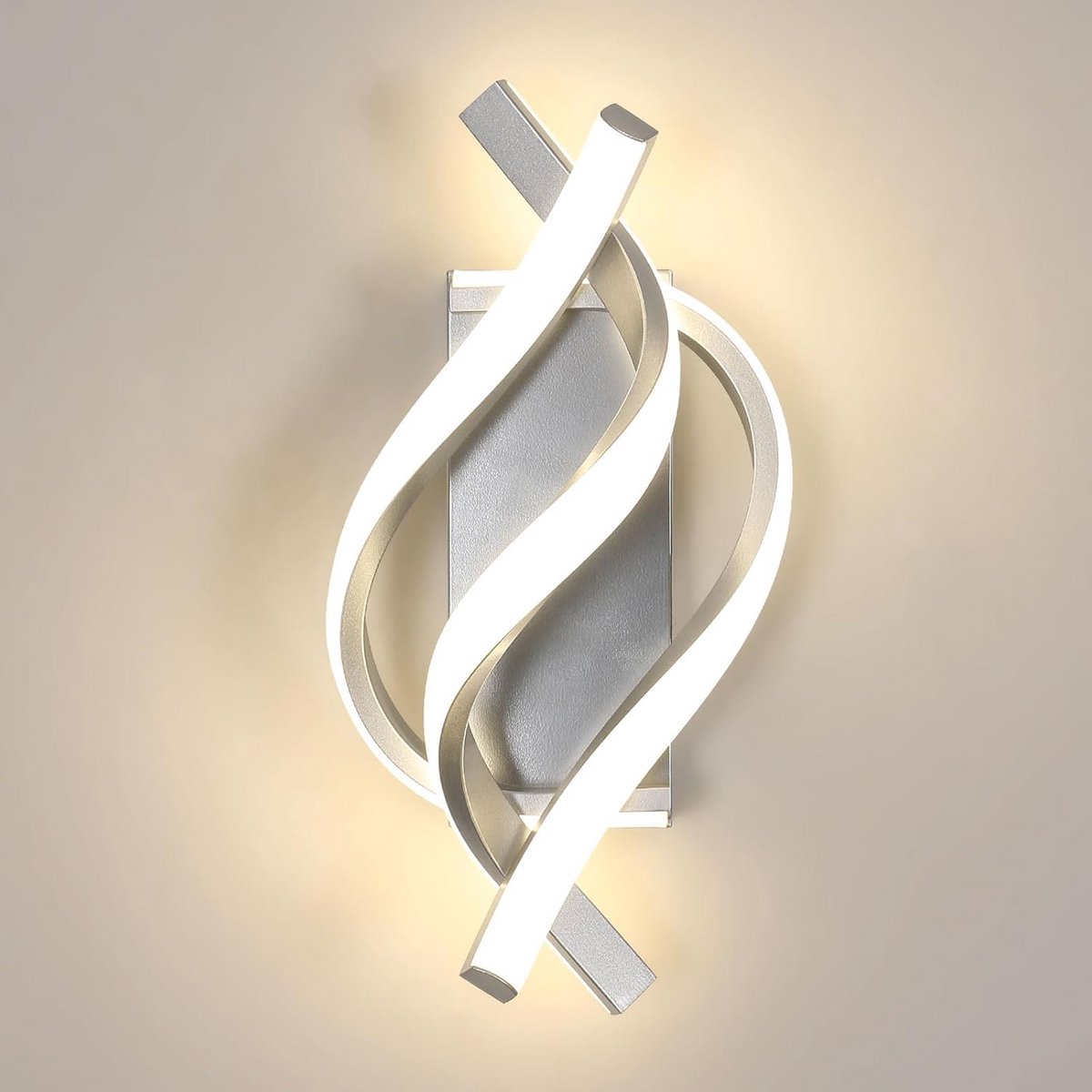 Comely Indoor Wandlamp, 22W 2500LM Creatieve Moderne LED-Muurlamp, Indoor LED-Muurlamp voor Woonkamer, Slaapkamer, Eetkamer, Gang en Studie