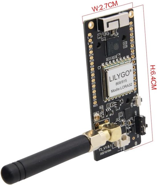 ESP32 LoRa V3 Ontwikkelbord – Dual-Core 240MHz Met OLED, SX1262, Type-C, WiFi & Bluetooth – Voor Arduino & IoT 4 miniatura