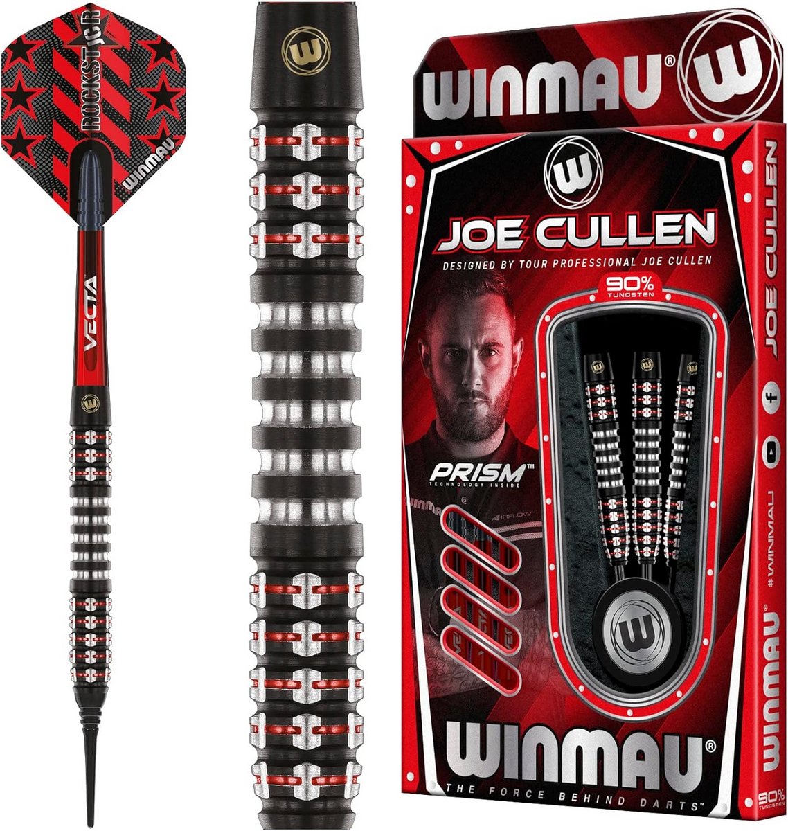 Professionele Tungsten Dartset met Flights en Stelen